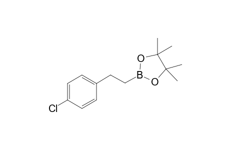 2-(2-(4-Chlorophenyl)ethyl)-4,4,5,5-tetramethyl-[1,3,2]-dioxaborolane