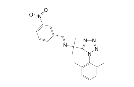 5-[1-Methyl-1-(3-nitrobenzylideneamino)ethyl]-1-(2,6-xylyl)-1H-tetrazole