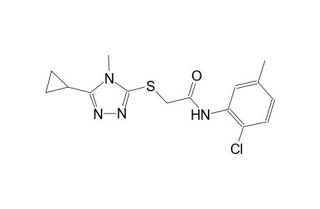 N-(2-chloro-5-methylphenyl)-2-[(5-cyclopropyl-4-methyl-4H-1,2,4-triazol-3-yl)sulfanyl]acetamide