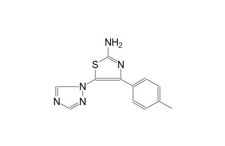 4-p-Tolyl-5-[1,2,4]triazol-1-yl-thiazol-2-ylamine