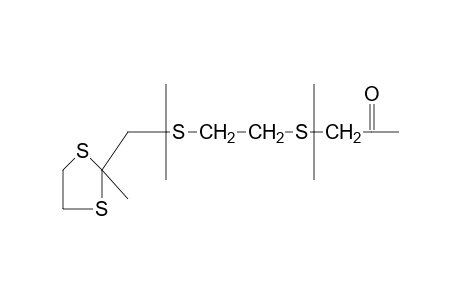 2-METHYL-2-(2,2,7,7-TETRAMETHYL-9-OXO-3,6-DITHIADECYL)-1,3-DITHIOLAN