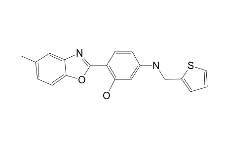 Phenol, 2-(5-methyl-2-benzoxazolyl)-5-(2-thyienylmethylamino)-