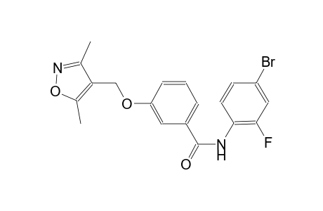 benzamide, N-(4-bromo-2-fluorophenyl)-3-[(3,5-dimethyl-4-isoxazolyl)methoxy]-