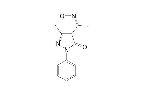 (Z)-2,4-DIHYDRO-4-[1-(HYDROXYAMINO)-ETHYLIDENE]-5-METHYL-2-PHENYL-3H-PYRAZOL-3-ONE;ISOMER-X