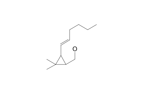 3-(Hex-1'-enyl)cyclopropane-2,2-dimethylcyclopropane-1-methanol