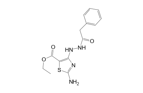 2-Amino-4-[(1-oxo-2-phenylethyl)hydrazo]-5-thiazolecarboxylic acid ethyl ester