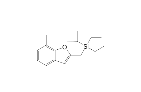 2-(Triisopropylsilylmethyl)-7-methylbenzofuran