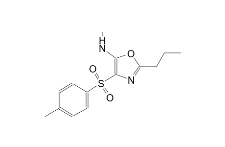 N-methyl-4-[(4-methylphenyl)sulfonyl]-2-propyl-1,3-oxazol-5-amine