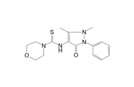 N-(1,5-Dimethyl-3-oxo-2-phenyl-2,3-dihydro-1H-pyrazol-4-yl)-4-morpholinecarbothioamide