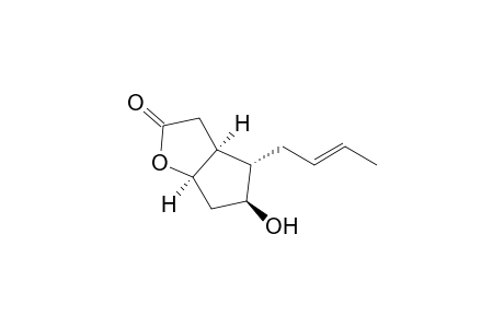 2H-Cyclopenta[b]furan-2-one, 4-(2-butenyl)hexahydro-5-hydroxy-, (3a.alpha.,4.alpha.,5.beta.,6a.alpha.)-