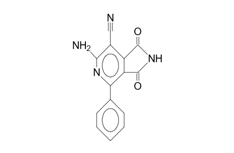 6-AMINO-7-CYANO-2,3-DIHYDRO-1,3-DIOXO-4-PHENYL-1H-PYRROLO-[3,4-C]-PYRIDIN