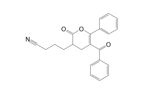 4-(5-benzoyl-2-oxo-6phenyl-3, 4-dihydro-2H-pyran-3-yl)-butyronitrile