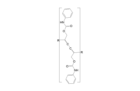 Poly(acetylene) with aromatic urethane side chains