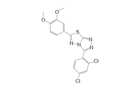 3-(2,4-dichlorophenyl)-6-(3,4-dimethoxyphenyl)[1,2,4]triazolo[3,4-b][1,3,4]thiadiazole