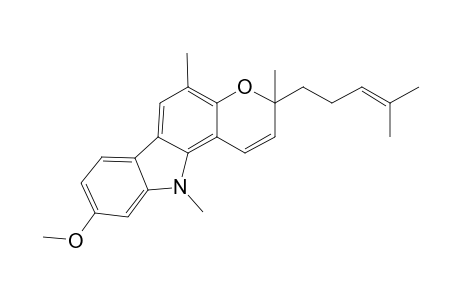 (.+/-.)-mahanine, N,o-dimethyl-