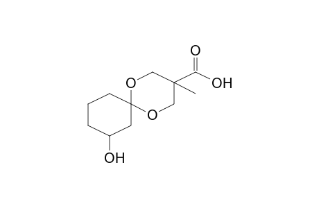 8-Hydroxy-3-methyl-1,5-dioxaspiro[5.5]undecane-3-carboxylic acid