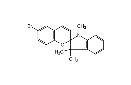 6-bromo-1',3',3'-trimethylspiro[2H-1-benzopyran-2,2'-[2H]indole]