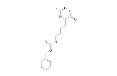 (R,S)-2-ACETAMIDO-6-N-(BENZYLOXYCARBONYL)-AMINOHEXANOIC-ACID