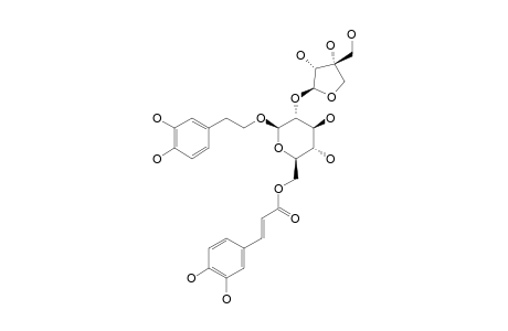 BETA-(3,4-DIHYDROXYPHENYL)-ETHYL-6-O-E-CAFFEOYL-O-[BETA-D-APIOFURANOSYL-(1->2)]-BETA-D-GLUCOPYRANOSIDE