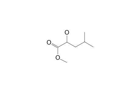 Pentanoic acid, 2-hydroxy-4-methyl-, methyl ester