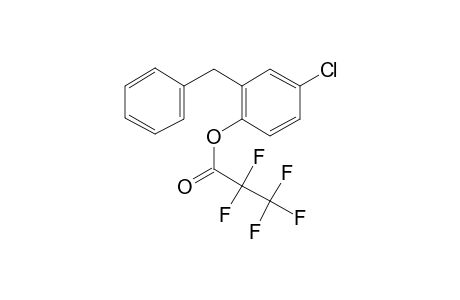 Clorofene, pentafluoropropionate