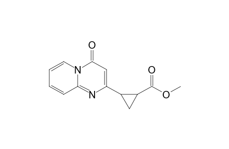 Methyl 2-(4-oxo-4H-pyrido[1,2-a]pyrimidin-2-yl)cyclopropanecarboxylate