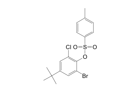 2-bromo-4-tert-butyl-6-chlorophenol, p-toluenesulfonate