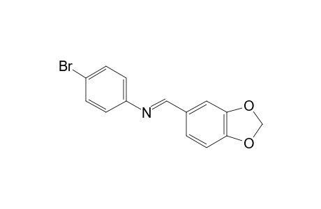 p-bromo-N-piperonylideneaniline