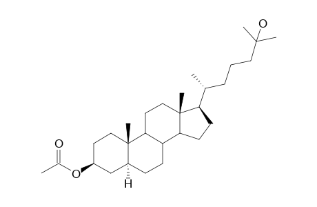 25-Hydroxy-5.alpha.-cholestan-3.beta.-yl acetate