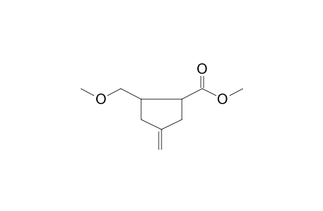 2-(methoxymethyl)-4-methylene-1-cyclopentanecarboxylic acid methyl ester