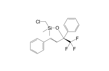 chloromethyl-[(1S)-1,3-diphenyl-1-(trifluoromethyl)allyloxy]-dimethyl-silane