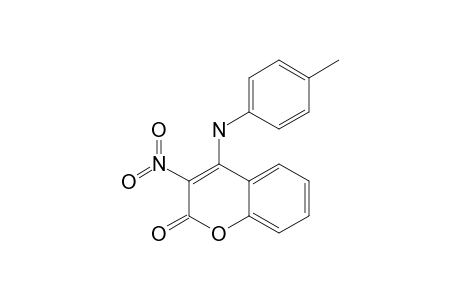 4-[(4-METHYLPHENYL)-AMINO]-3-NITRO-2H-CHROMEN-2-ONE