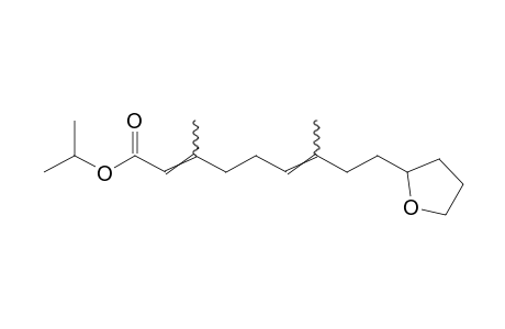 3,7-dimethyl-9-(tetrahydro-2-furyl)-2,6-nonadienoic acid, isopropyl ester