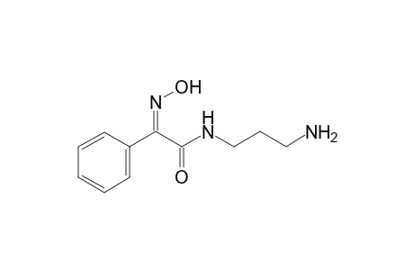(2Z)-N-(3-aminopropyl)-2-(hydroxyimino)-2-phenylethanamide