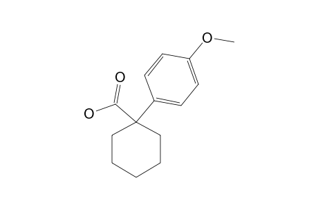 1-(p-methoxyphenyl)cyclohexanecarboxylic acid