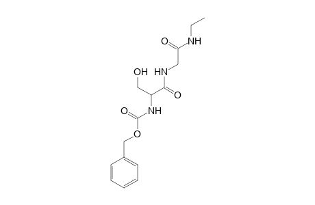 Benzyl 2-([2-(ethylamino)-2-oxoethyl]amino)-1-(hydroxymethyl)-2-oxoethylcarbamate