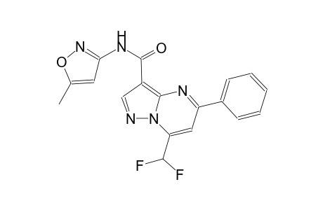 7-(difluoromethyl)-N-(5-methyl-3-isoxazolyl)-5-phenylpyrazolo[1,5-a]pyrimidine-3-carboxamide