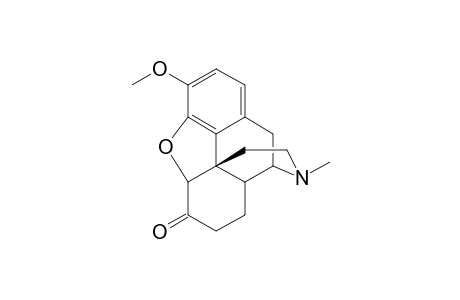 Morphinan-6-one, 4,5-epoxy-3-methoxy-17-methyl-, (5.alpha.)-