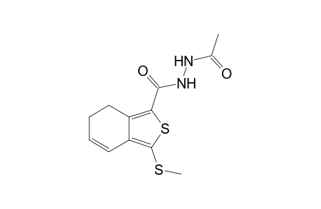 1-acetyl-2-{[6,7-dihydro-3-(methylthio)benzo[c]thien-1-yl]carbonyl}hydrazine