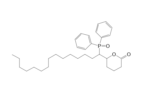 Trythro-6-(1-diphenylphosphinoylpentadecyl)tetrahydro-2H-pyran-2-one