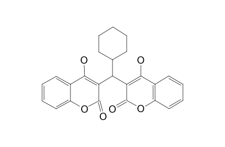 3,3'-(Cyclohexylmethylidene)-4,4'-dihydroxy-bis[2H-1-benzopyran-2-one]