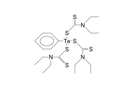 Phenyltellurium tris(diethyl-dithiocarbamate)