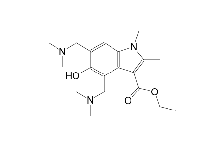 ethyl 4,6-bis[(dimethylamino)methyl]-5-hydroxy-1,2-dimethyl-1H-indole-3-carboxylate