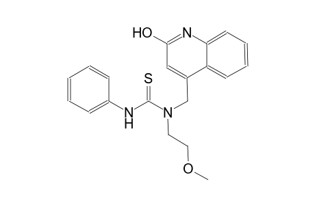 thiourea, N-[(2-hydroxy-4-quinolinyl)methyl]-N-(2-methoxyethyl)-N'-phenyl-