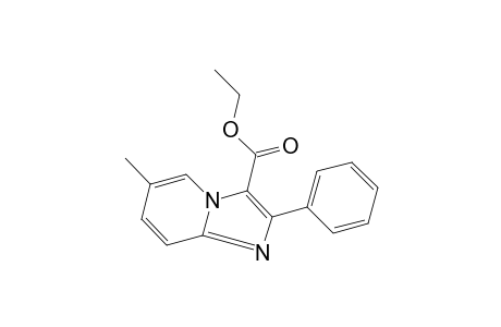 6-METHYL-2-PHENYLIMIDAZO[1,2-a]PYRIDINE-3-CARBOXYLIC ACID, ETHYL ESTER