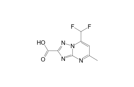 1,2,4-Triazolo[1,5-a]pyrimidine-2-carboxylic acid, 7-difluoromethyl-5-methyl-