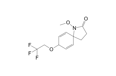 cis/trans-1-Methoxy-8-(2,2,2-trifluoroethoxy)-1-azaspiro[4.5]deca-6,9-dien-2-one