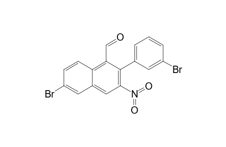 3-Nitro-6-bromo-2-(3-bromophenyl)-naphthalene-1-carbaldehyde