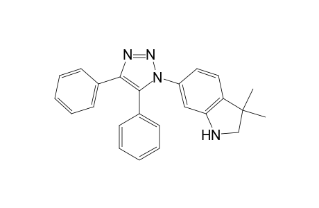 6-(4,5-diphenyl-1H-1,2,3-triazol-1-yl)-3,3-dimethylindoline