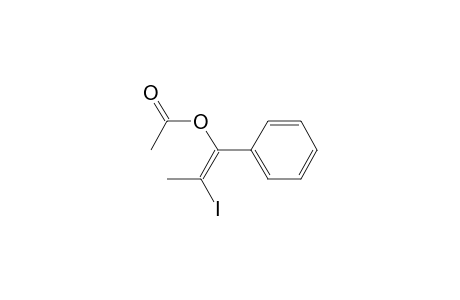 Acetic acid, (E)-2-iodo-1-phenyl-prop-1-enyl ester